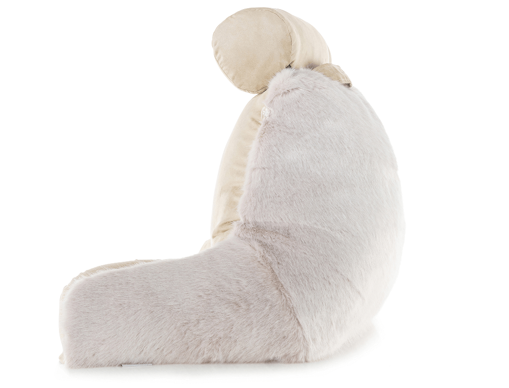 360 - MINIHUSB-FFUR-Wolf-Gold - Husband Pillow