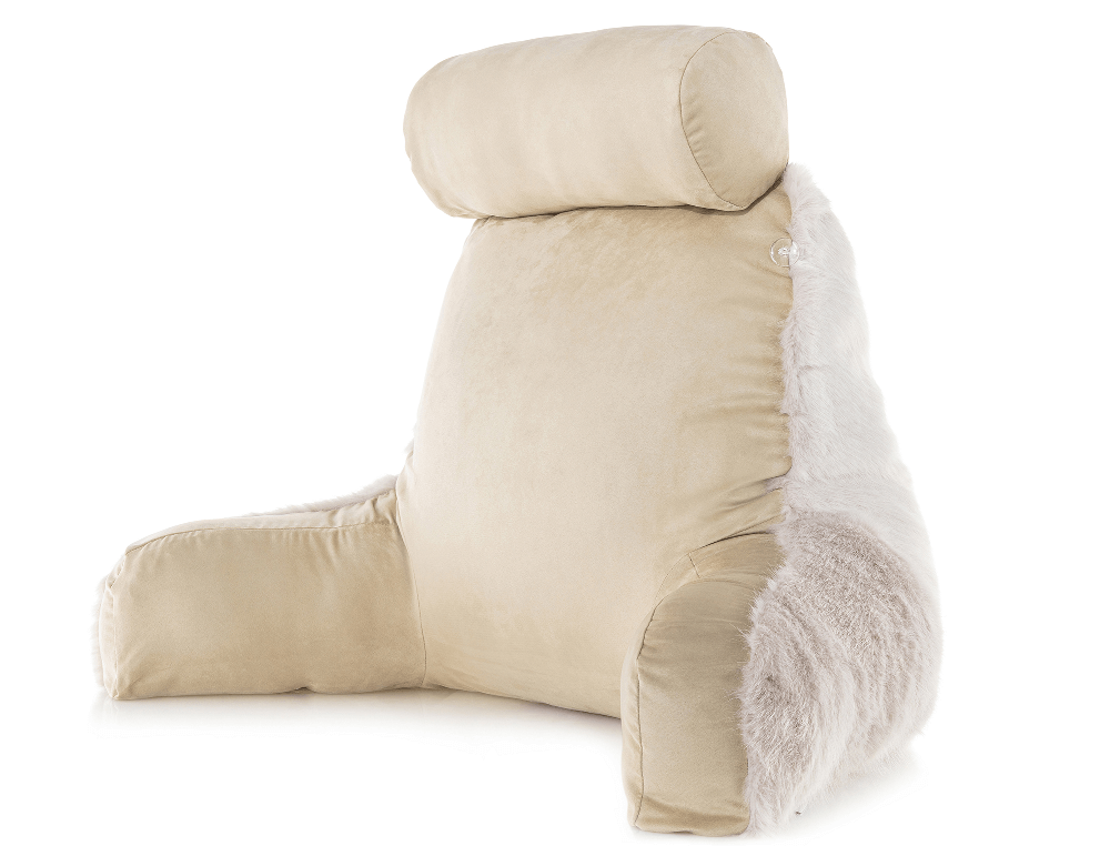 360 - MINIHUSB-FFUR-Wolf-Gold - Husband Pillow