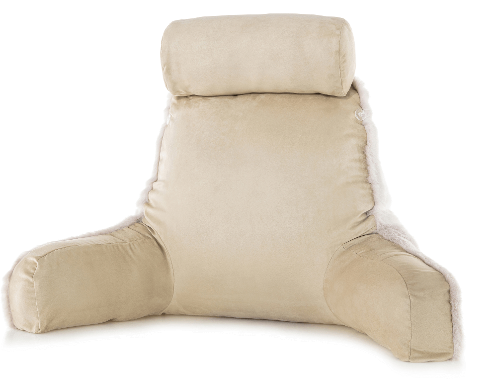 360 - MINIHUSB-FFUR-Wolf-Gold - Husband Pillow