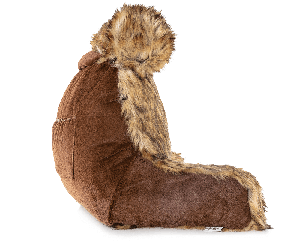 360 - MINIHUSB-FFUR-BRWN - Husband Pillow