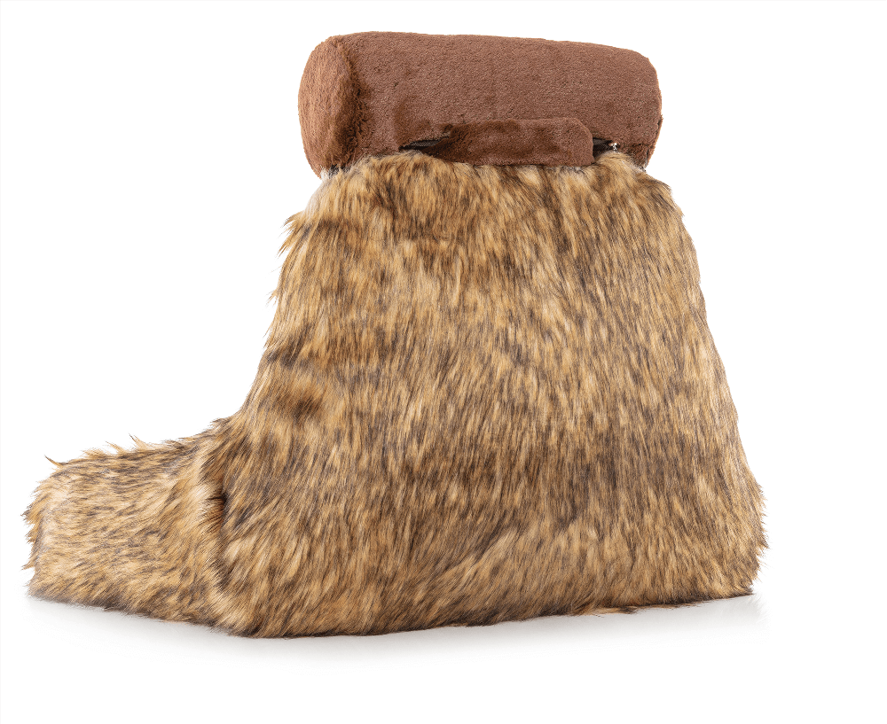 360 - MINIHUSB-FFUR-BRWN - Husband Pillow