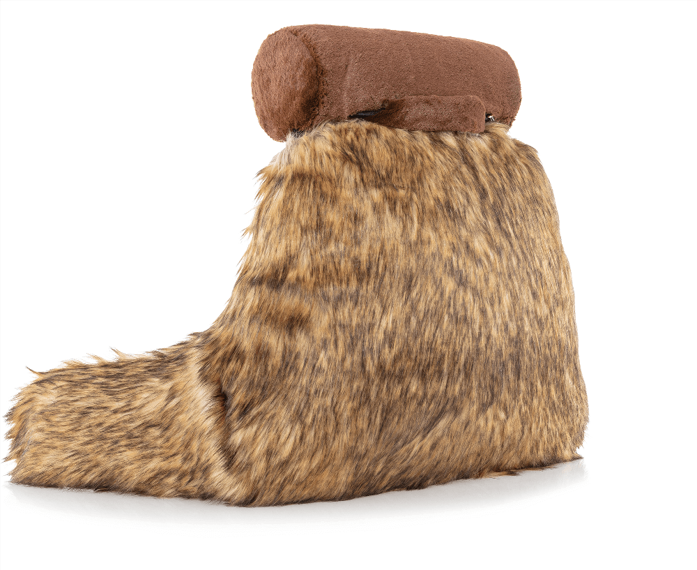 360 - MINIHUSB-FFUR-BRWN - Husband Pillow