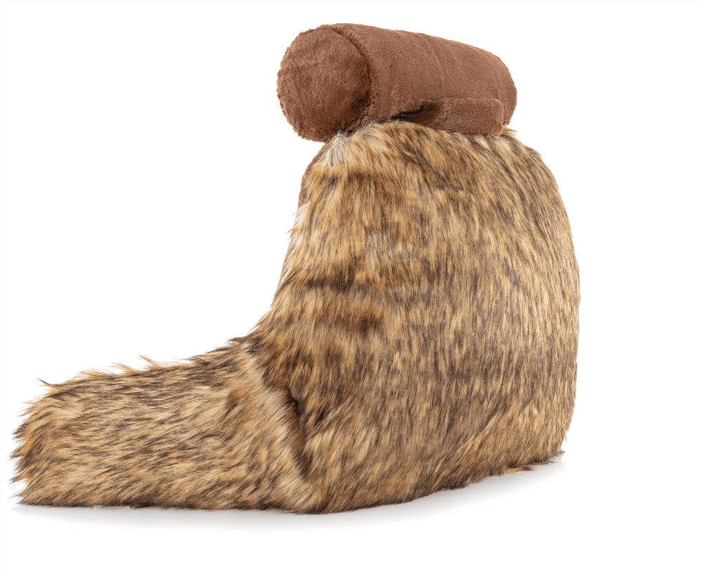 360 - MINIHUSB-FFUR-BRWN - Husband Pillow