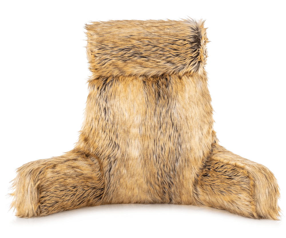 360 - MINICOV-FFUR-Amber-Fox - Husband Pillow