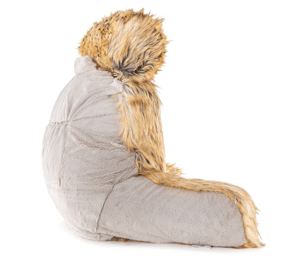 360 - MINICOV-FFUR-Amber-Fox - Husband Pillow