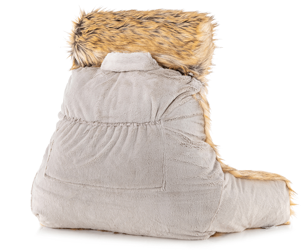 360 - MINICOV-FFUR-Amber-Fox - Husband Pillow