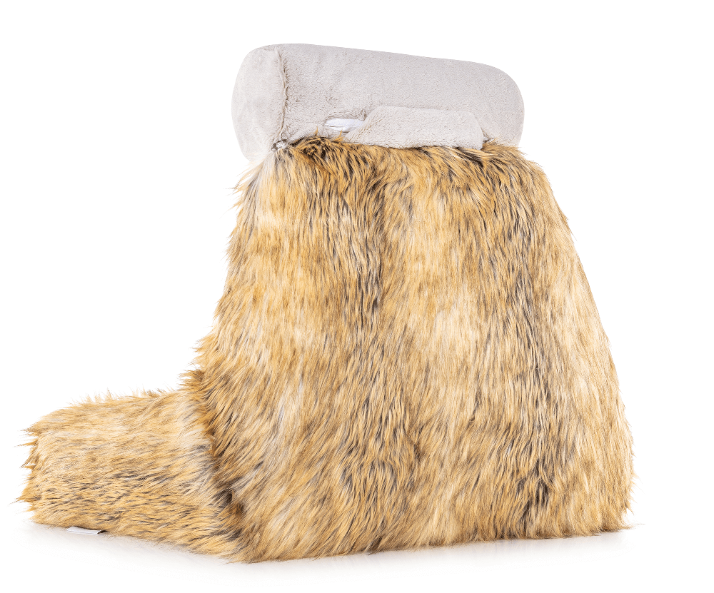 360 - MINICOV-FFUR-Amber-Fox - Husband Pillow