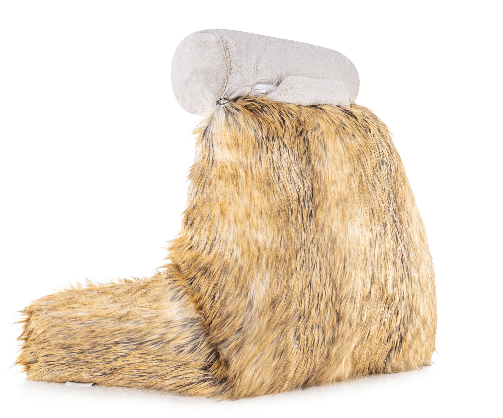 360 - MINICOV-FFUR-Amber-Fox - Husband Pillow