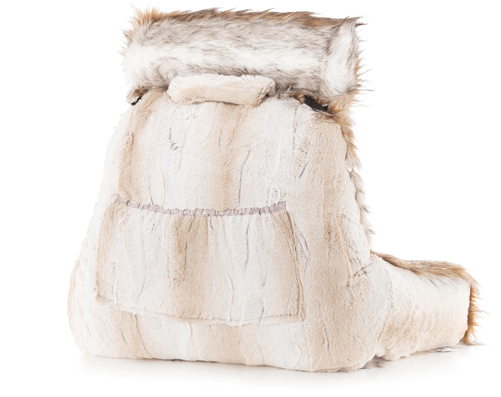 360 - MINICOV-FFUR-Coyote-DarkBown - Husband Pillow