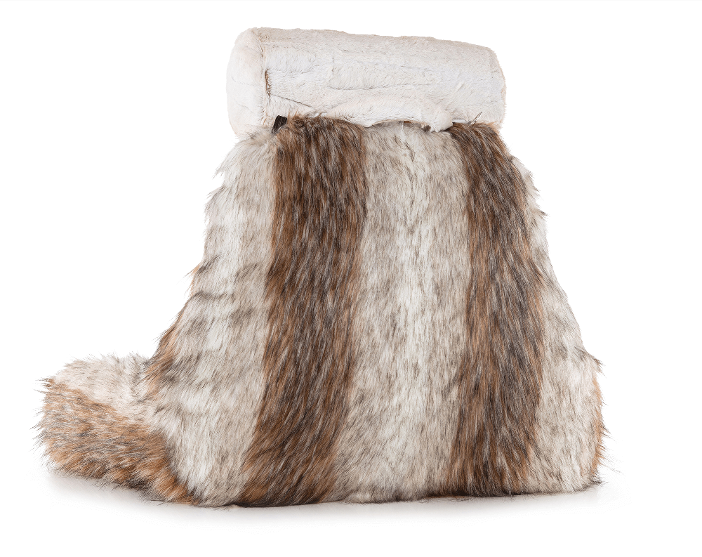 360 - MINICOV-FFUR-Coyote-DarkBown - Husband Pillow