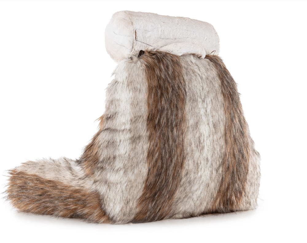 360 - MINICOV-FFUR-Coyote-DarkBown - Husband Pillow