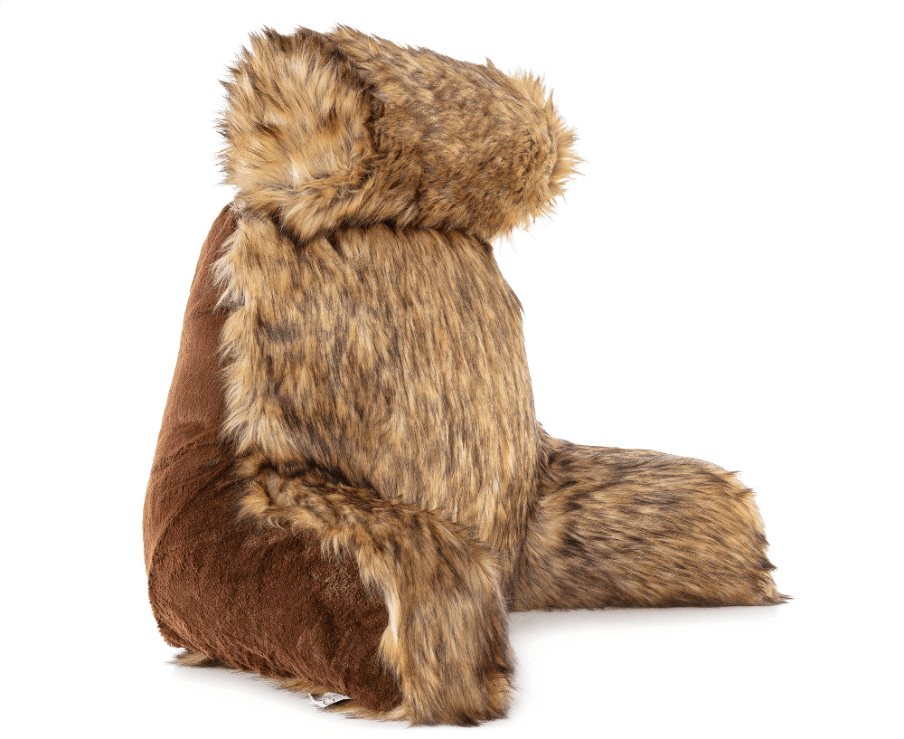 360 - MINICOV-FFUR-BRWN - Husband Pillow