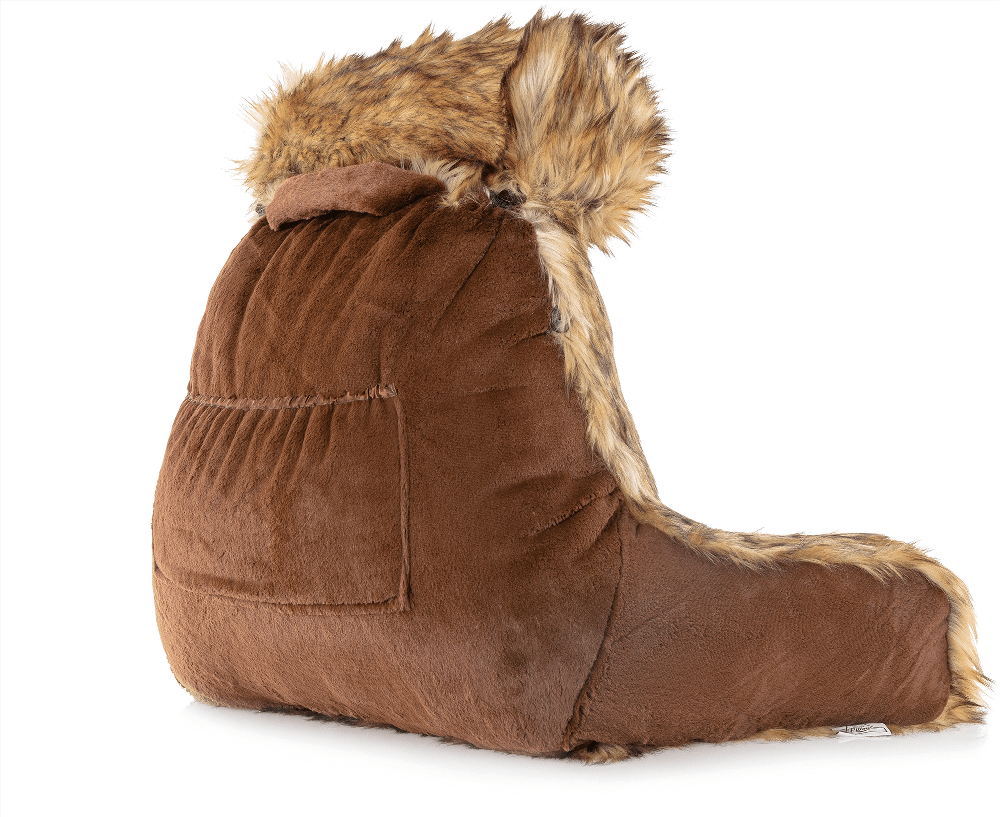 360 - MINICOV-FFUR-BRWN - Husband Pillow