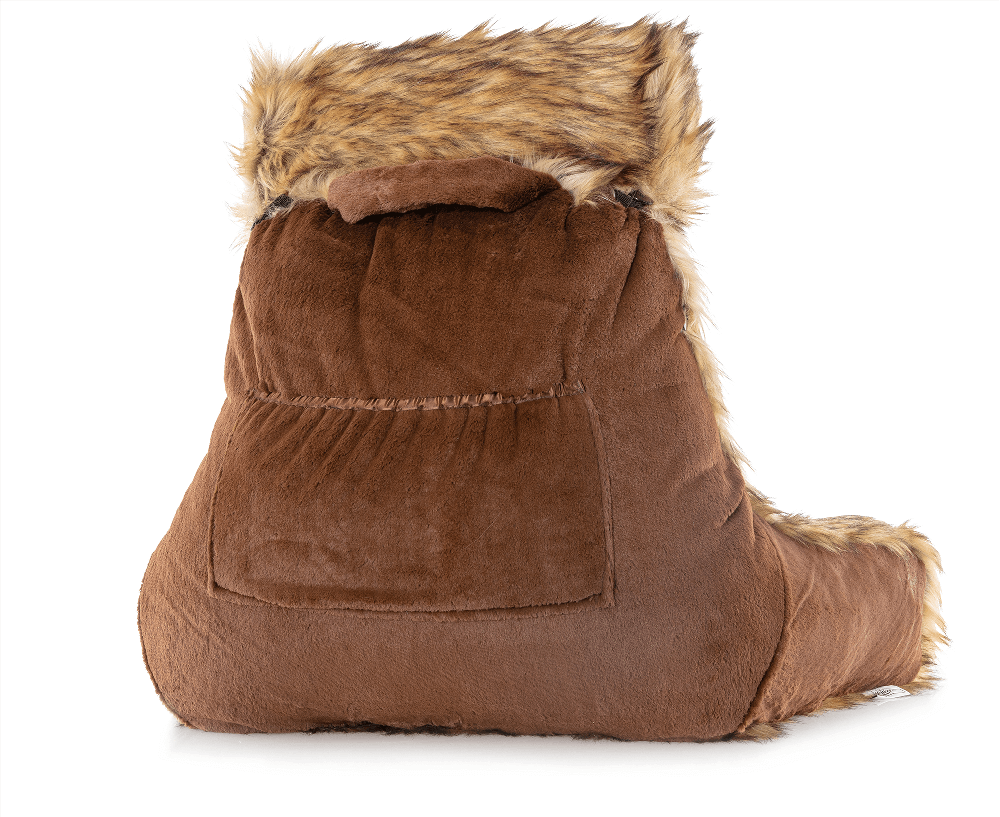 360 - MINICOV-FFUR-BRWN - Husband Pillow