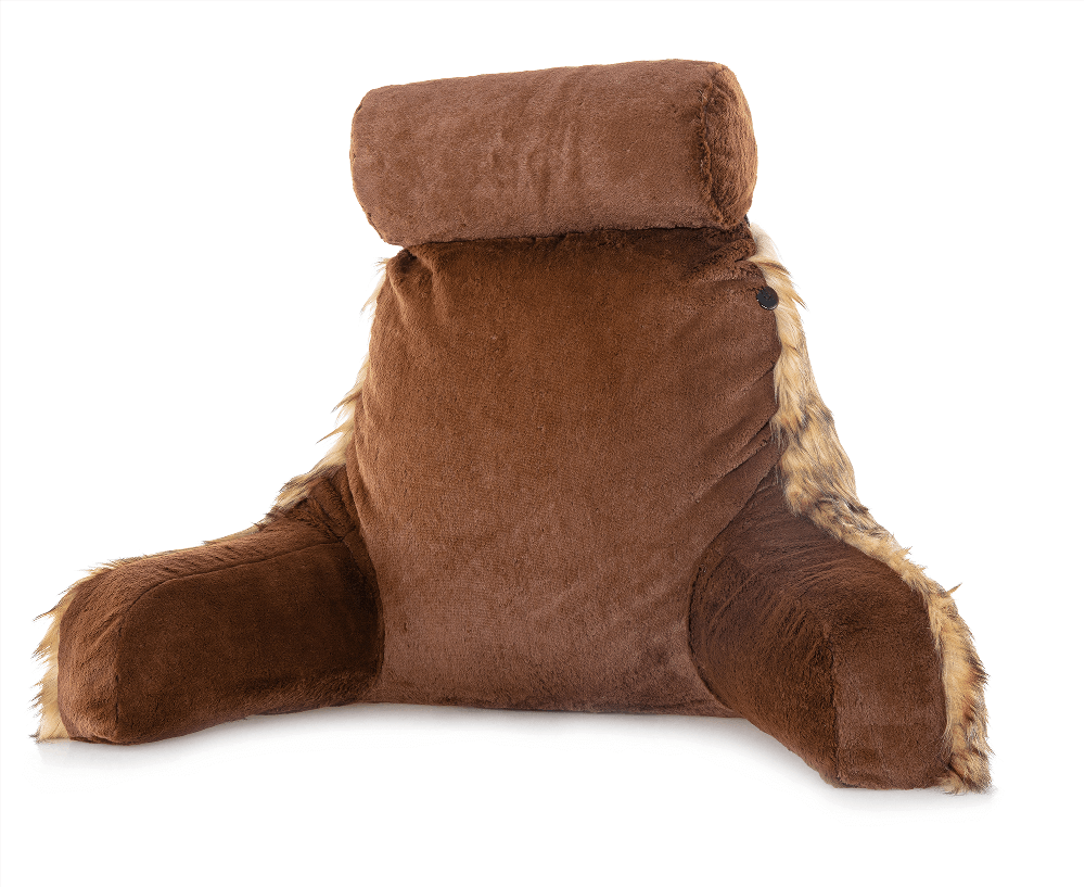 360 - MINICOV-FFUR-BRWN - Husband Pillow