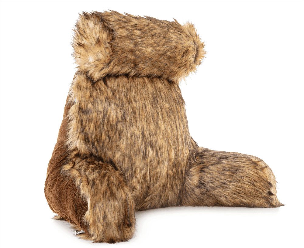 360 - HUSB-FFUR-BRWN - Husband Pillow