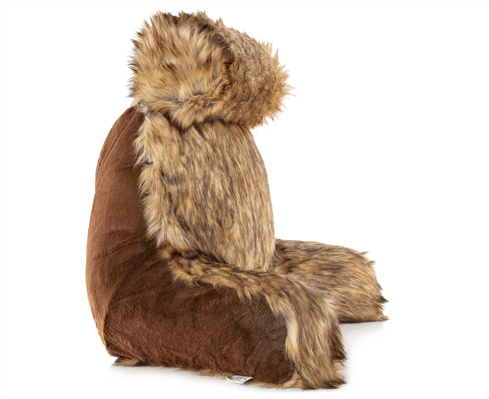 360 - HUSB-FFUR-BRWN - Husband Pillow