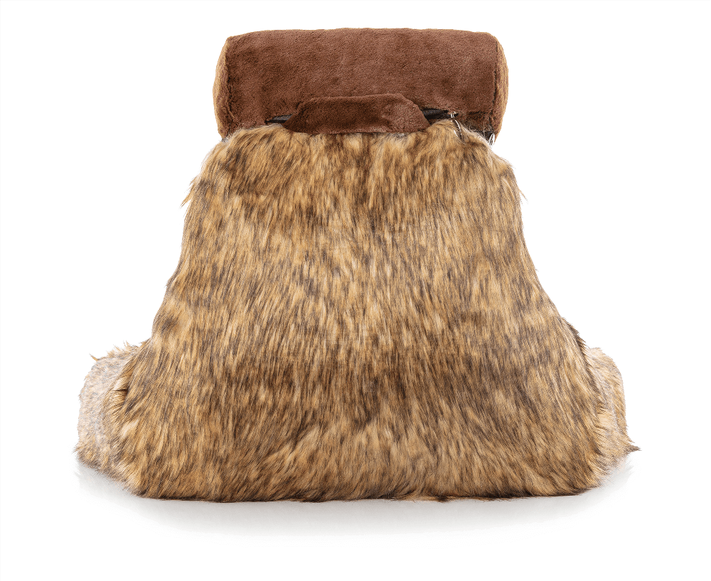 360 - HUSB-FFUR-BRWN - Husband Pillow