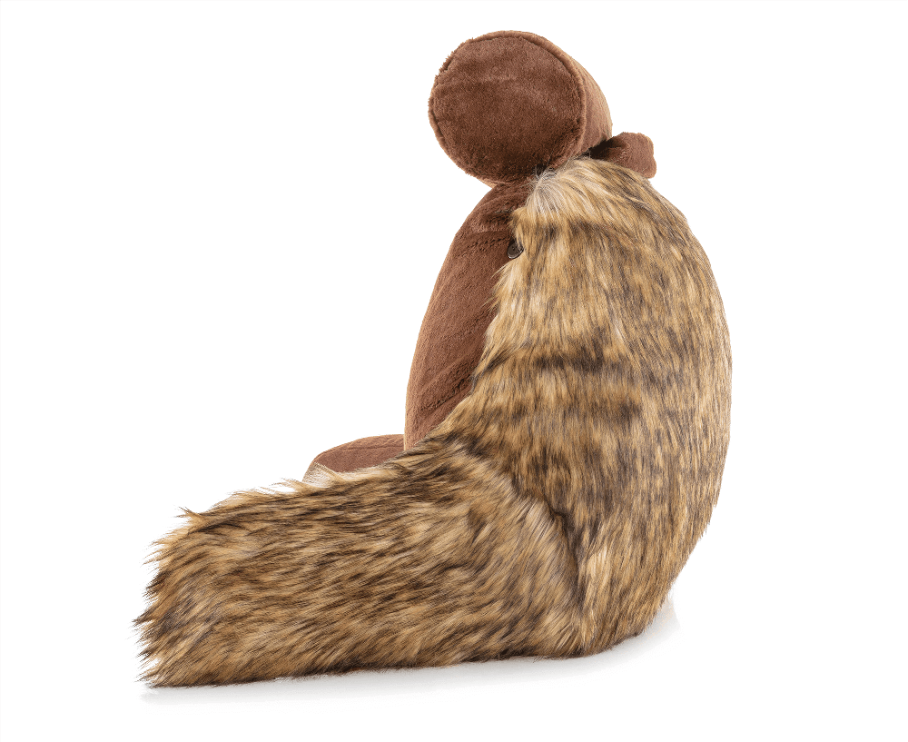 360 - HUSB-FFUR-BRWN - Husband Pillow