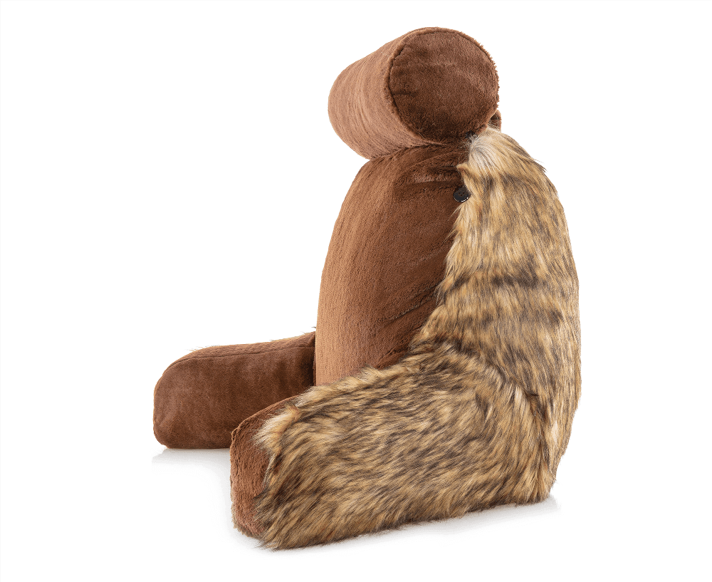 360 - HUSB-FFUR-BRWN - Husband Pillow