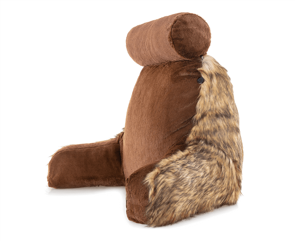 360 - HUSB-FFUR-BRWN - Husband Pillow