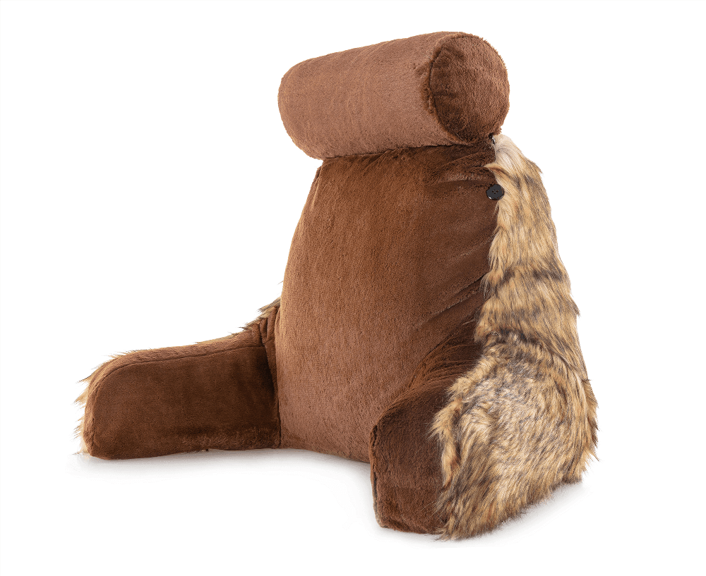 360 - HUSB-FFUR-BRWN - Husband Pillow