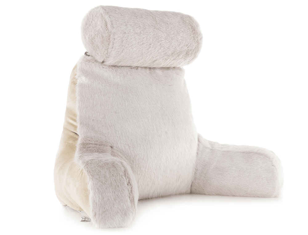 360 - HUSB-FFUR-Wolf-Gold - Husband Pillow