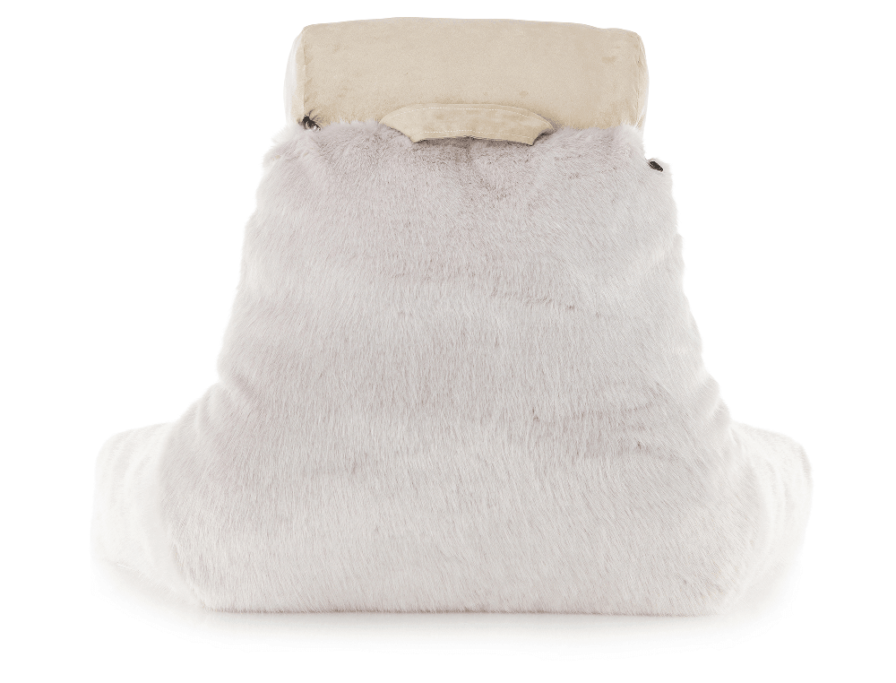 360 - HUSB-FFUR-Wolf-Gold - Husband Pillow