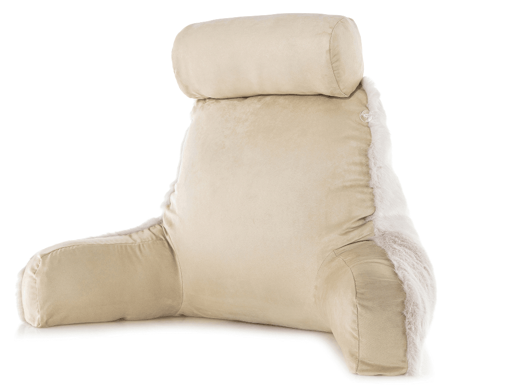 360 - HUSB-FFUR-Wolf-Gold - Husband Pillow