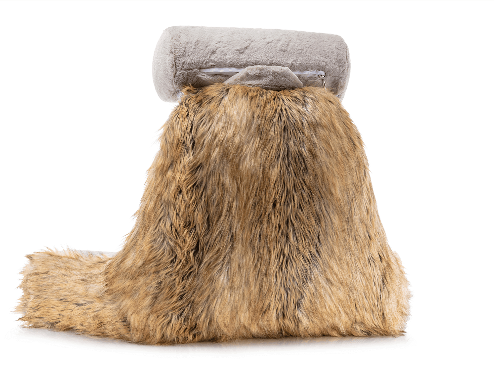 360 - HUSB-FFUR-Amber-Fox - Husband Pillow