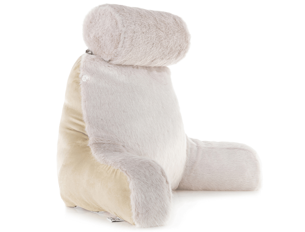 360 - MINICOV-FFUR-Wolf-Gold - Husband Pillow