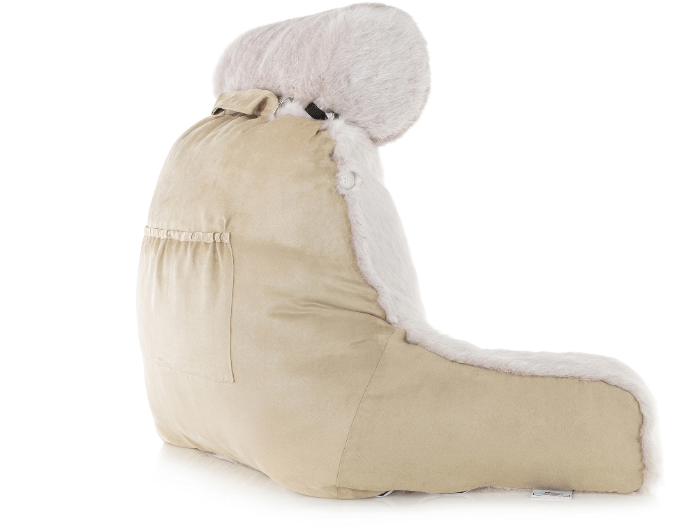 360 - MINICOV-FFUR-Wolf-Gold - Husband Pillow