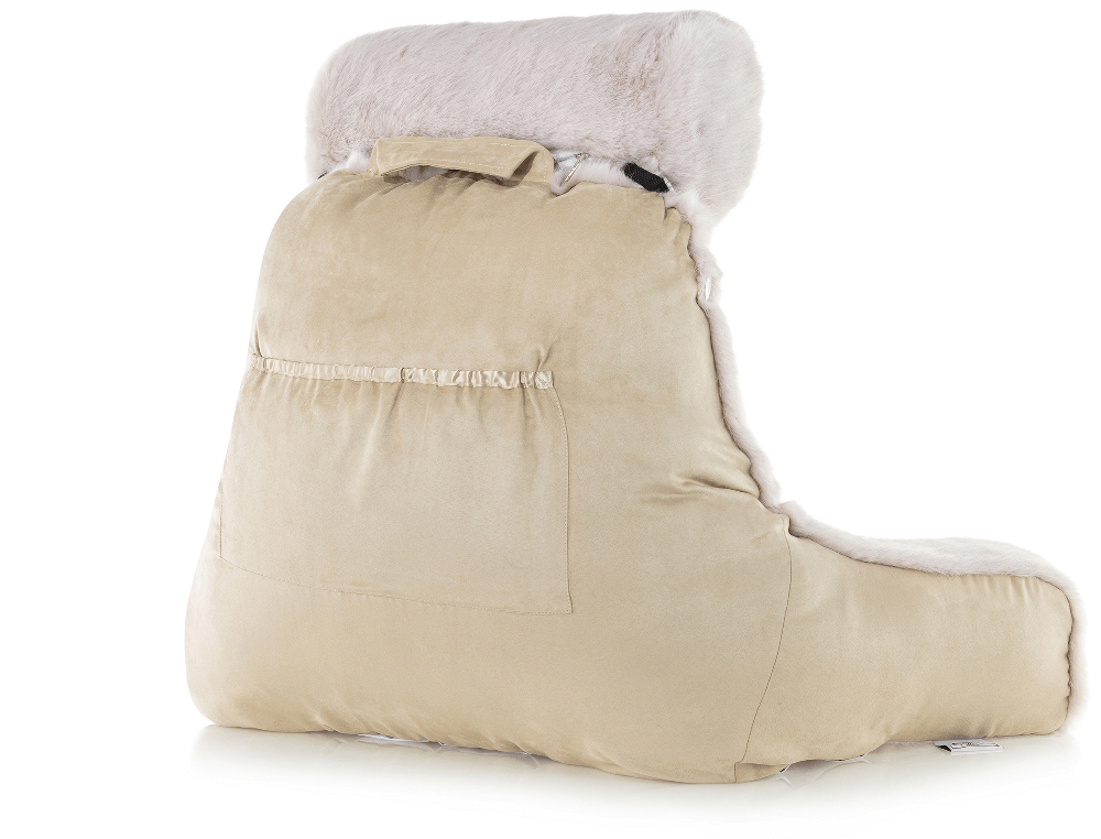 360 - MINICOV-FFUR-Wolf-Gold - Husband Pillow