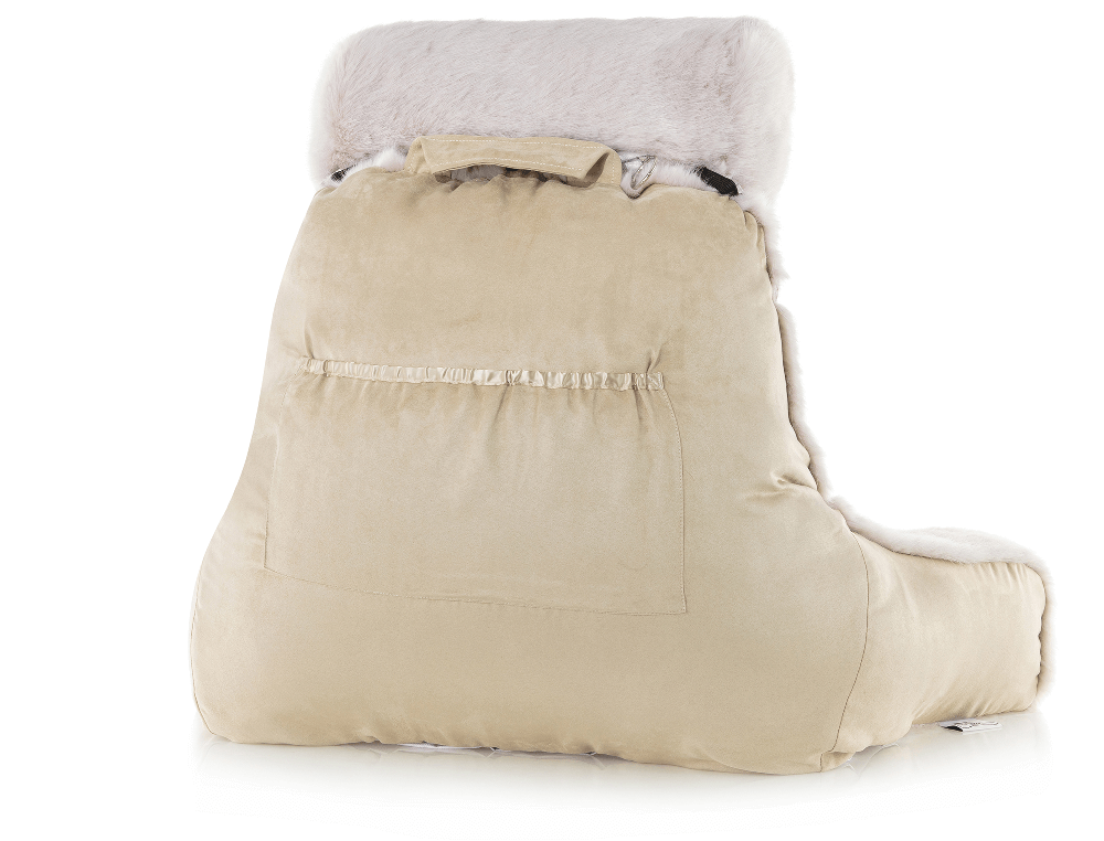 360 - MINICOV-FFUR-Wolf-Gold - Husband Pillow