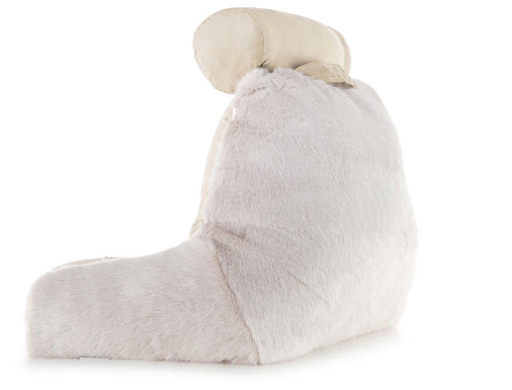 360 - MINICOV-FFUR-Wolf-Gold - Husband Pillow