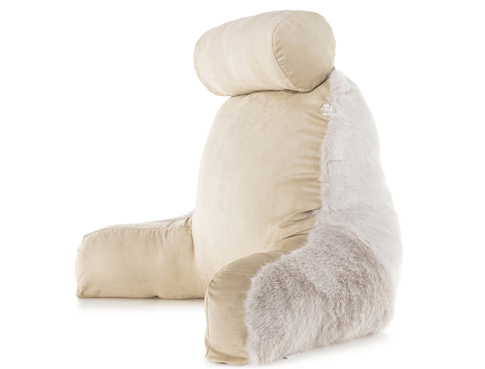 360 - MINICOV-FFUR-Wolf-Gold - Husband Pillow