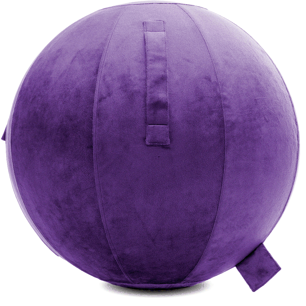 360 - COV-75-PBALL-DarkPurple - Husband Pillow
