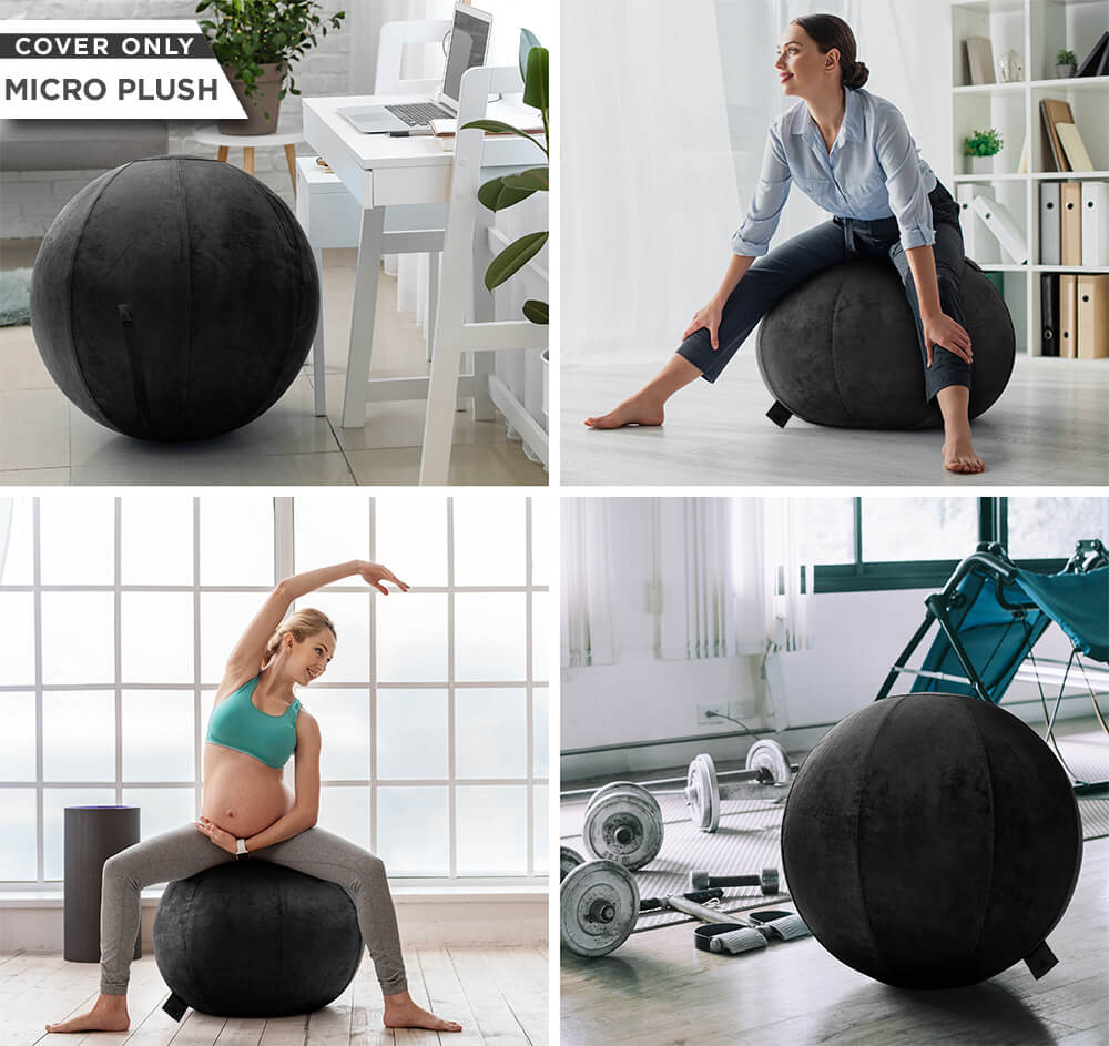 Pilates Yoga Ball Cover Housse de protection anti-éclatement pour balle