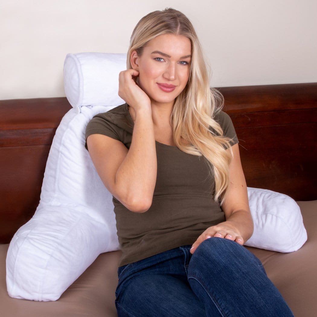 White Backrest Pillow