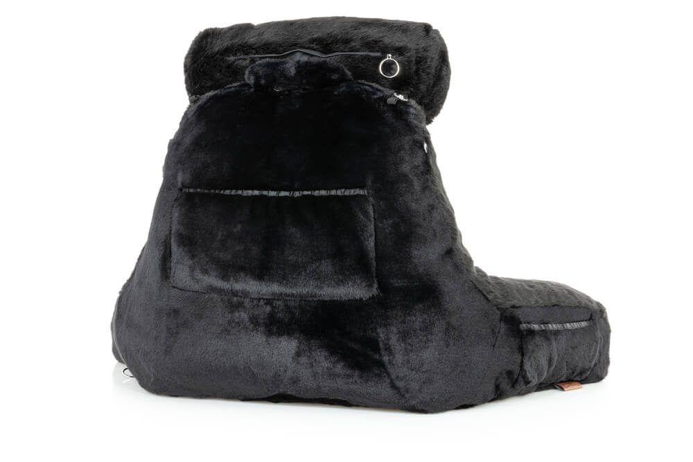 360 - HUSB-FFUR-BLK-Panth - Husband Pillow