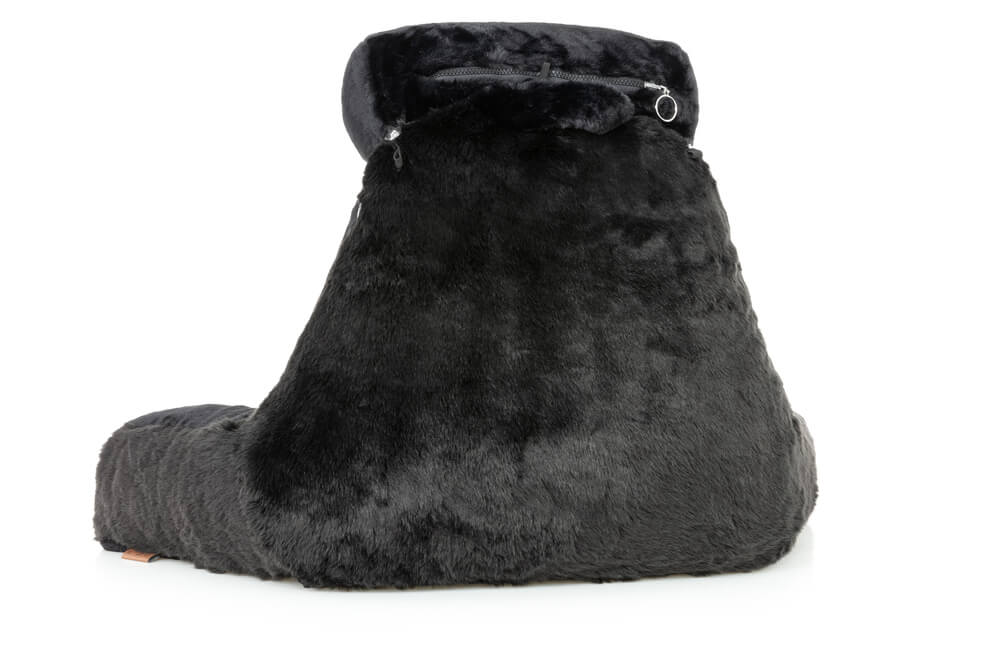 360 - HUSB-FFUR-BLK-Panth - Husband Pillow