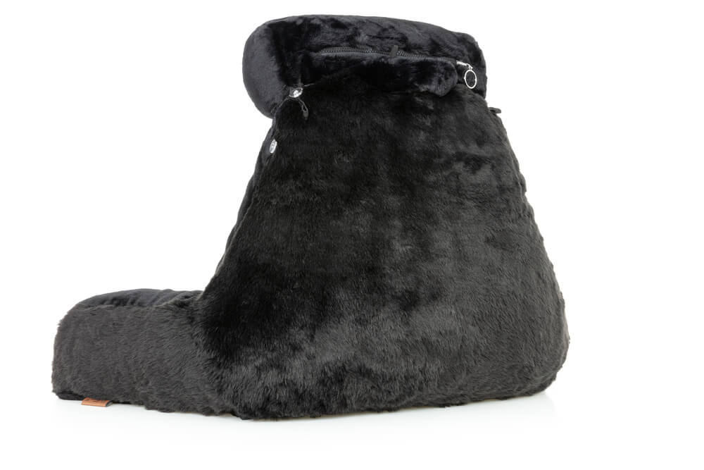 360 - HUSB-FFUR-BLK-Panth - Husband Pillow