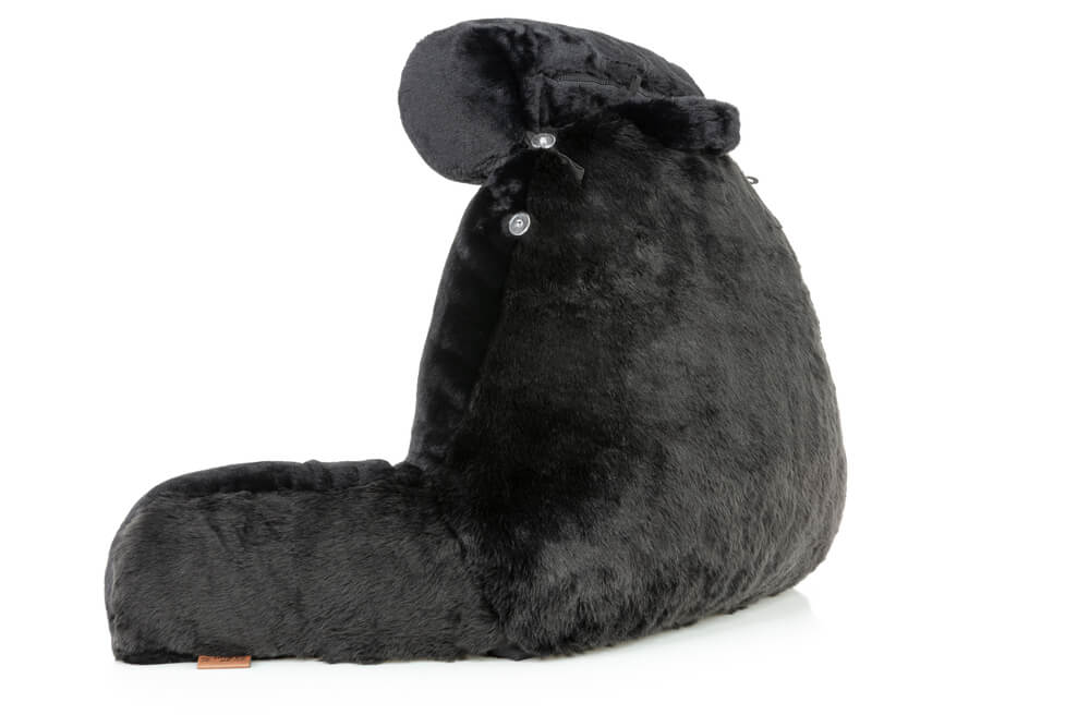 360 - HUSB-FFUR-BLK-Panth - Husband Pillow