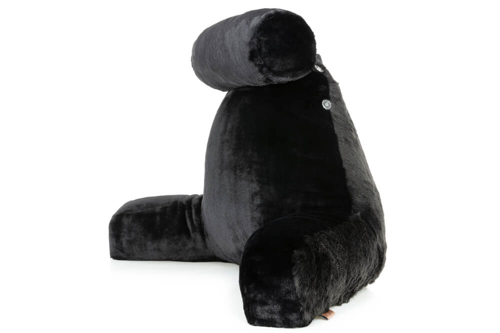 360 - HUSB-FFUR-BLK-Panth - Husband Pillow