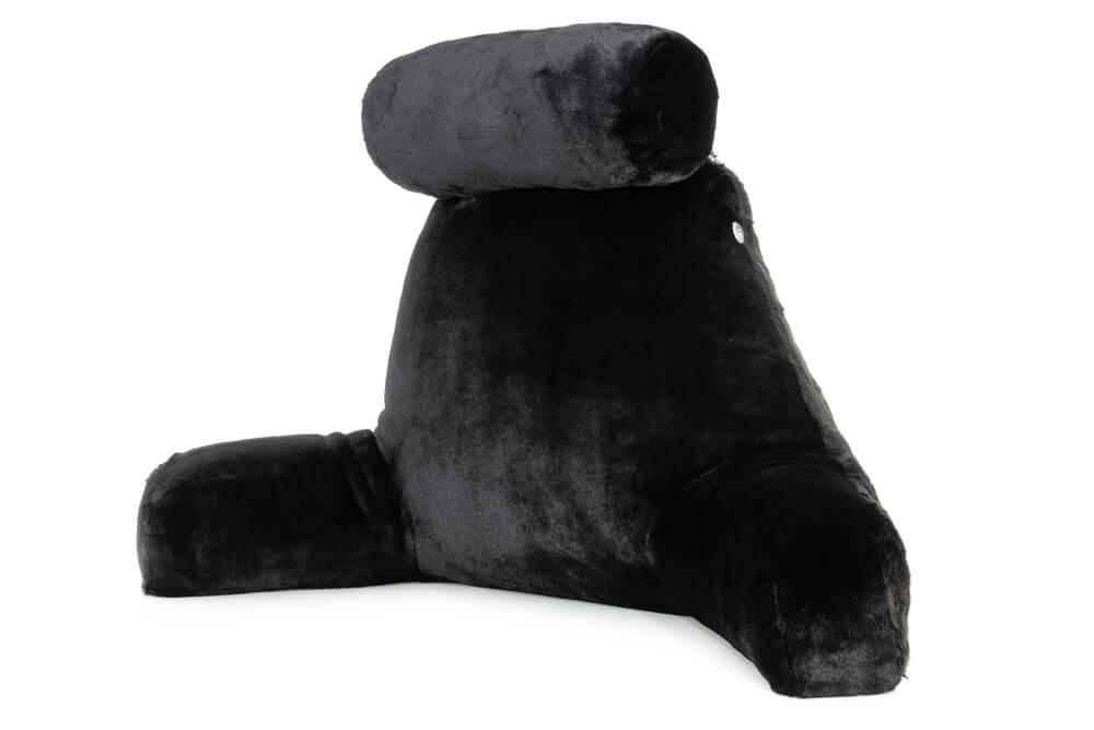 360 - HUSB-FFUR-BLK-Panth - Husband Pillow