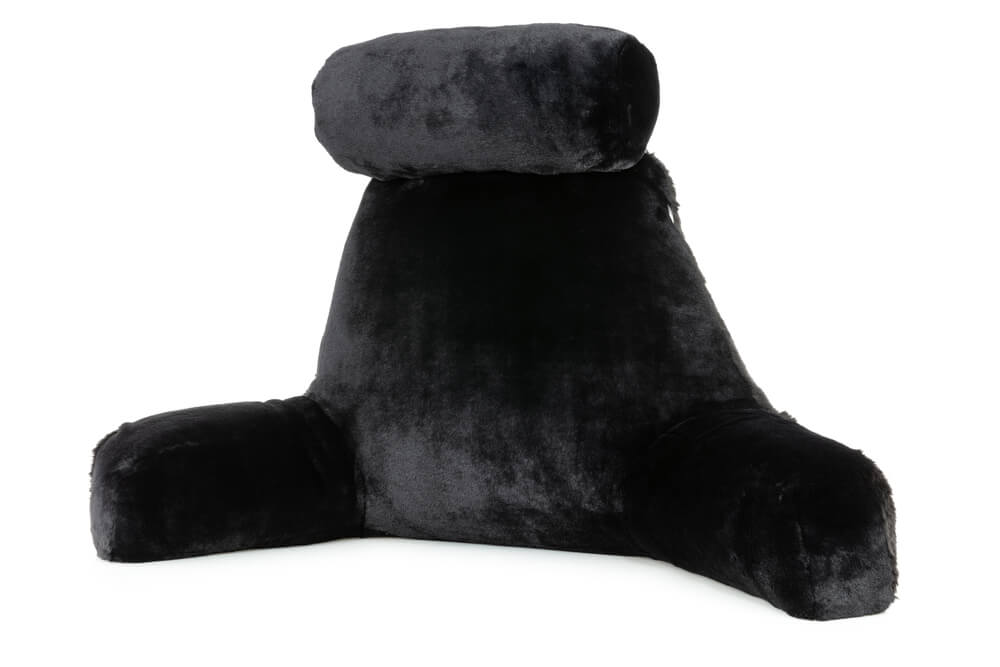 360 - HUSB-FFUR-BLK-Panth - Husband Pillow