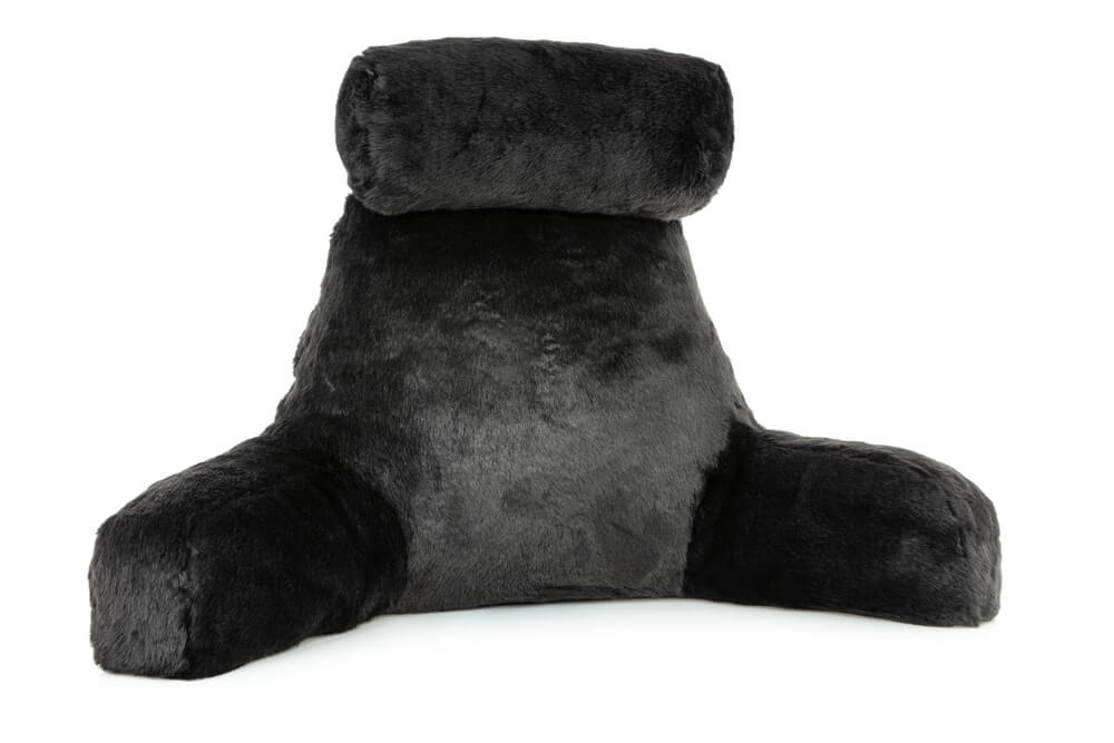 360 - HUSB-FFUR-BLK-Panth - Husband Pillow