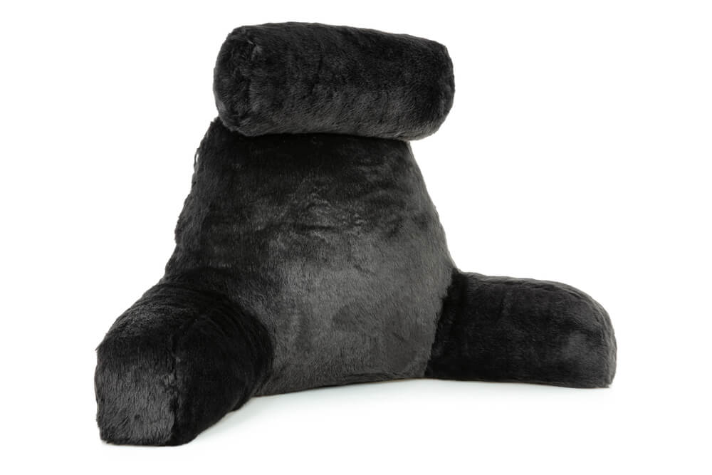 360 - HUSB-FFUR-BLK-Panth - Husband Pillow