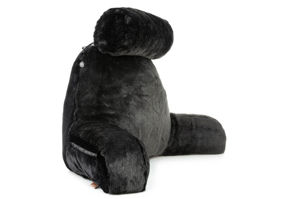 360 - HUSB-FFUR-BLK-Panth - Husband Pillow