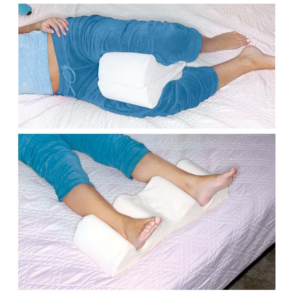 2020 Elevating Leg Memory Foam Wedge Pillow Back Knee Bed Support
